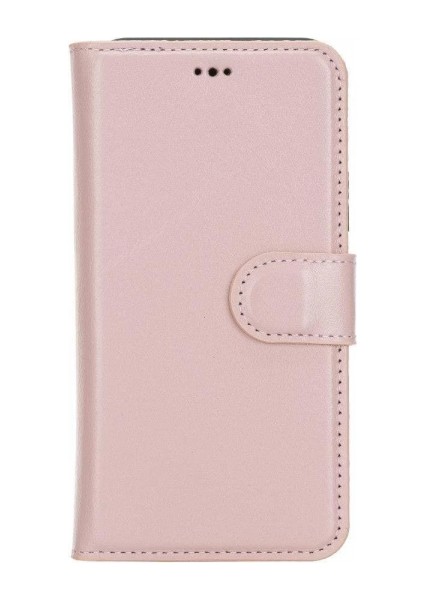 Apple iPhone 11 Pro Uyumlu Deri Cüzdanlı Kılıf Pembe modelleri