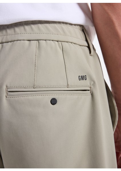 Gmg Fırenze Lastikli Bel Normal Paça Jogger Bej Erkek Pantolon GU25MFW01010 indirimleri