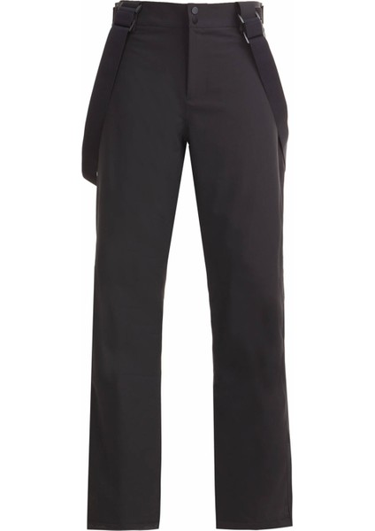 Siyah Düz Dokuma Regular Fit Casual Pantolon