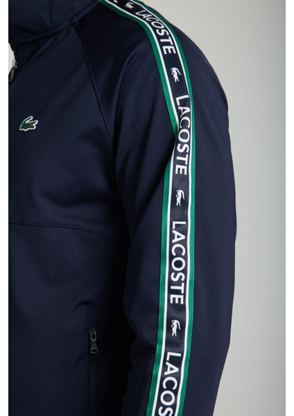 Şeritli Lacivert Dar Kesim Erkek Eşofman indirimleri