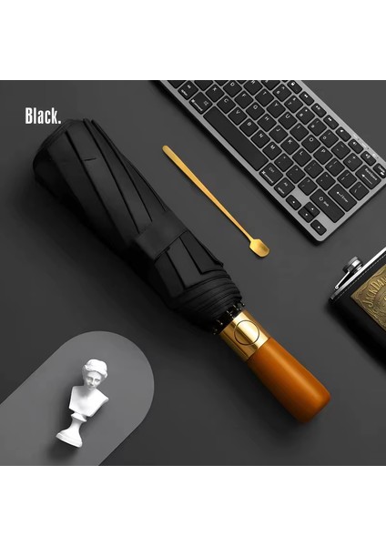 Ahşap Saplı 10 Telli Luxury Şemsiye