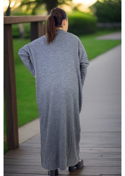 Saç Örgü Desenli %100 Akrilik Düşük Kol Bisiklet Yaka Ekstra Büyük Beden Triko Elbise fiyatları