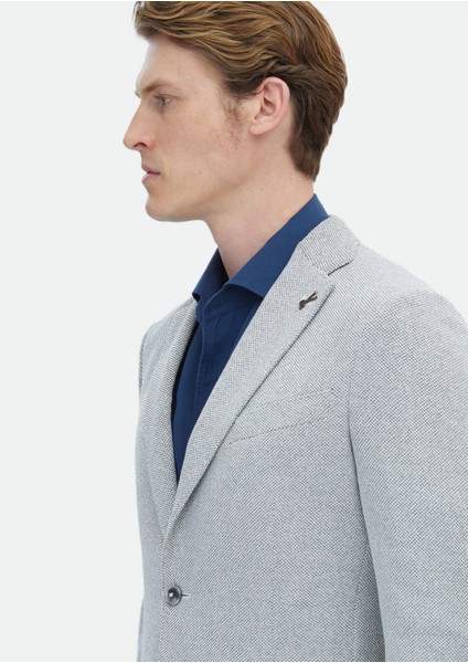 Ekru Mikro Shirt Shoulder Slim Fit Pamuk Karışımlı Örme Ceket fırsatları
