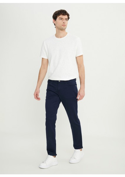Normal Bel Normal Paça Slim Fit Lacivert Erkek Pantolon ACE001252246_LAC