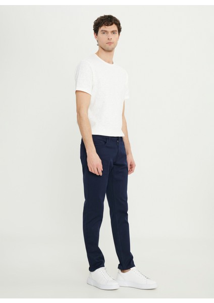 Normal Bel Normal Paça Slim Fit Lacivert Erkek Pantolon ACE001252246_LAC modelleri
