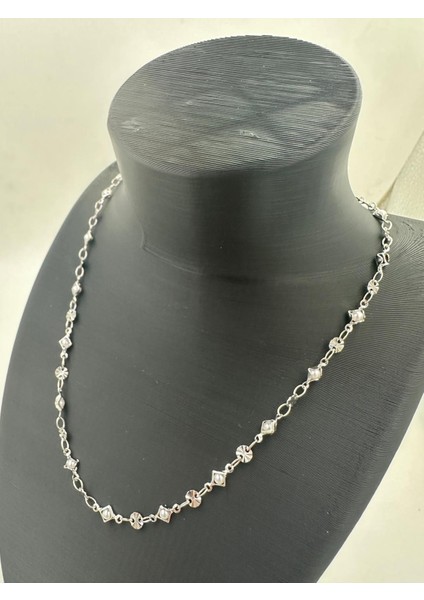 Gümüş Renk Çelik Zincir Kadın Kolye fiyatları