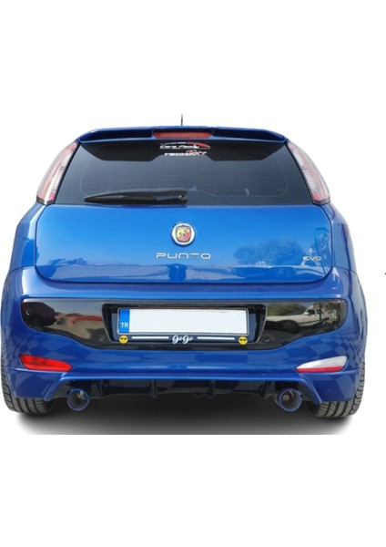 Fiat Grande Punto (2006-2009) Uyumlu Arka Tampon - Eki (Plastik)