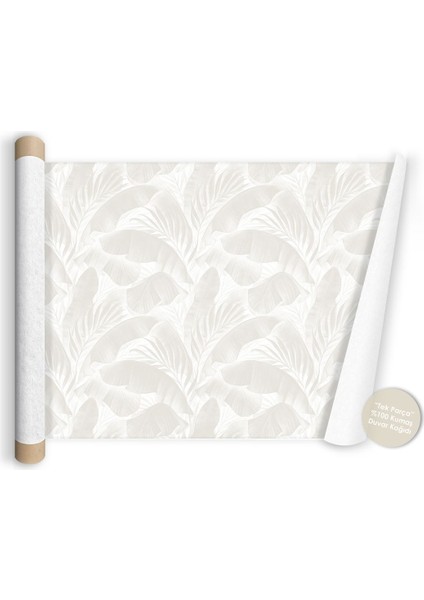 Duvar Kağıdı Tropikal Esintili Yaprak Desenli Duvar Paneli - Şık ve Huzurlu Alanlar indirimleri