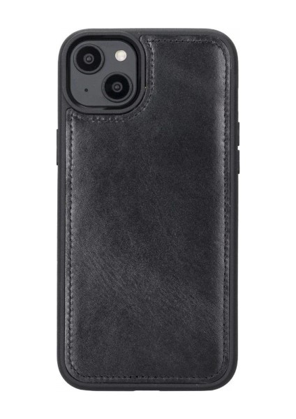 Apple iPhone 14 Plus Uyumlu Deri Cüzdanlı Kılıf Mwwn Rst1 Siyah modelleri