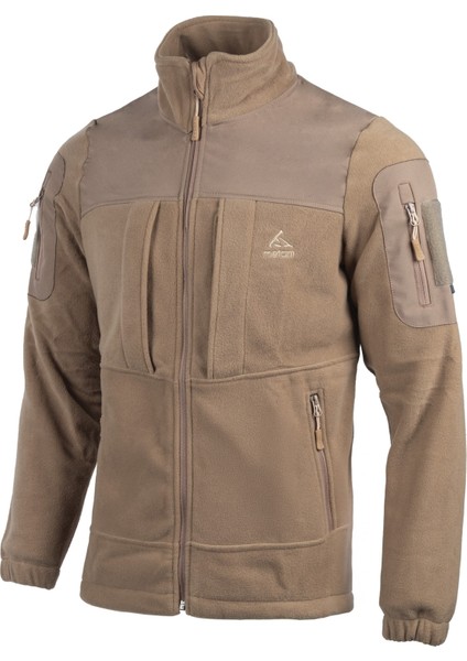 Metam Polar Mont Çöl Rengi – Askeri Tip Taktik Polar Ceket, Outdoor & Kamp Kullanımı Için