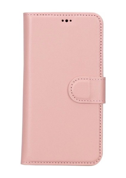 Apple iPhone 15 Uyumlu Deri Cüzdanlı Kılıf Mwwn Nu2 Pembe fırsatları