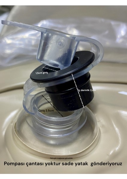 Şişme Yatak Çift Kişilik Ev Piknik Seyahat Kamp Yerden Yüksek Şişme Yatak modelleri