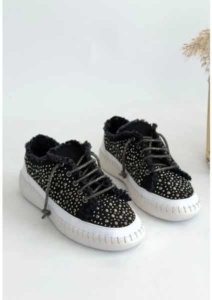 Mtxdpn Guji Siyah Kot Bağcıklı Spor Ayakkabı (Numara: 39) fırsatları