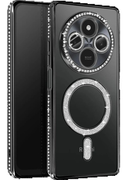 Xiaomi Redmi 14C Joke Simli Magneticsafe Kılıf - SIYAH-(5796) - N699J981-M94699