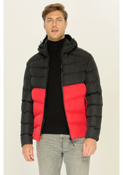 Erkek Rüzgar Geçirmez Suya Dayanıklı Kışlık Şişme Dolgulu Mont fiyatları