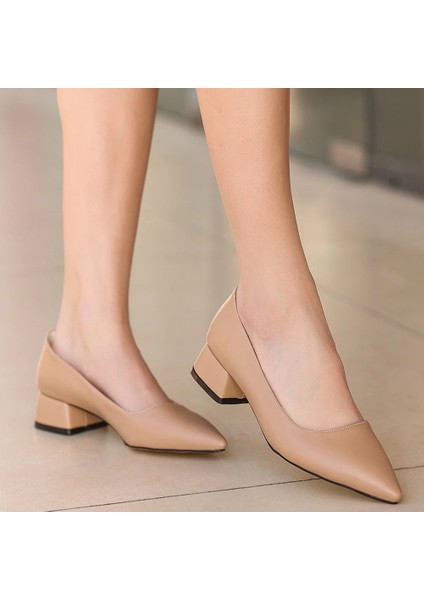 Mtxdpn Desniy Nude Cilt Topuklu Ayakkabı (Numara: 40) fırsatları