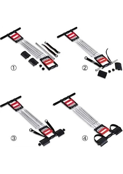 Bfs Ayarlanabilir Elastik Yaylı Ergonomik Tasarımlı Kas Güçlendirme Seti indirimleri