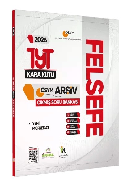 2026 YKS TYT FELSEFENİN Kara Kutusu ÖSYM Çıkmış Soru Havuzu Bankası Dijital Çözümlü