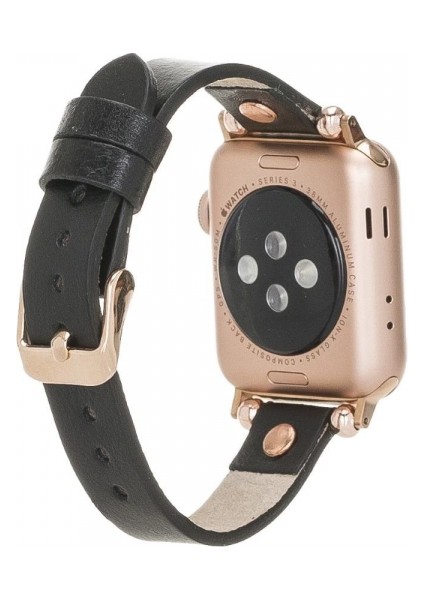 Apple Watch Uyumlu Deri Kordon 38-40-41MM Rt Rst1 Siyah fiyatları
