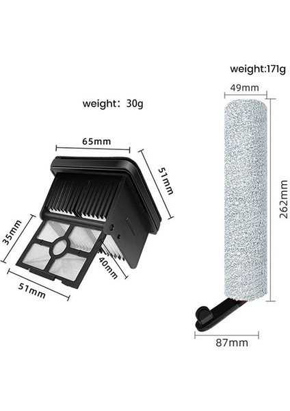 Xiaomi Dreame H12PRO PLUS/M13BETA Döner Fırça Filtresi Için 8 Parça (Yurt Dışından) fiyatları