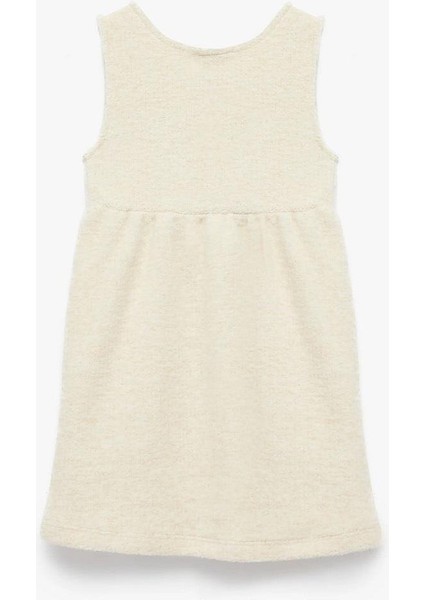 Kız Bebek Nakış Detaylı Kolsuz Bisiklet Yaka Jile Elbise fiyatları