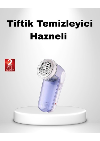 USB Şarjlı Tiftik Temizleyici – Kolay Temizlenen Hazne ve Bıçak Taşınabilir - SBS4553-7939