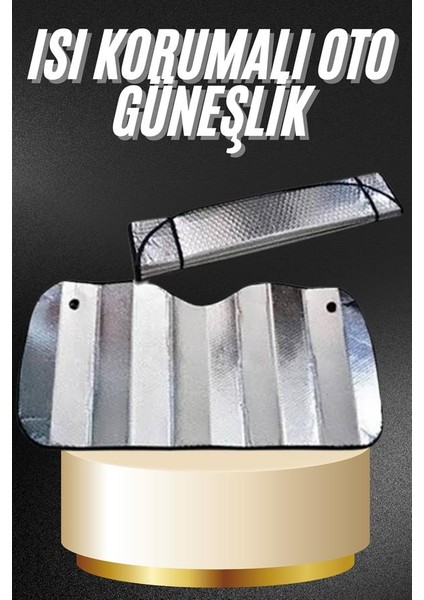 Araba Ön Cam Güneşliği Katlanabilir Oto Güneşlik Tüm Araç Modellerine Uygun - SBS2446-7722