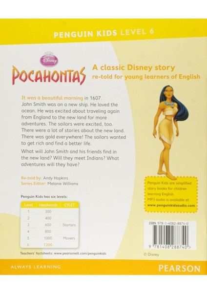 Penguin Kids 6 Pocahontas Reader-Andy Hopkins fiyatları