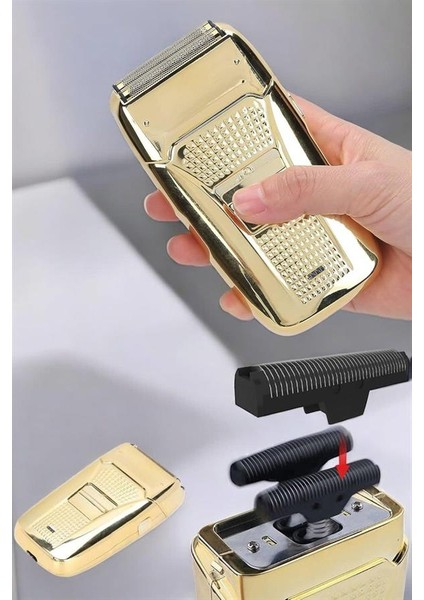 Tıraş Makinesi Paslanmaz Çelik Şarjlı Taşınabilir - SBS9622-4465