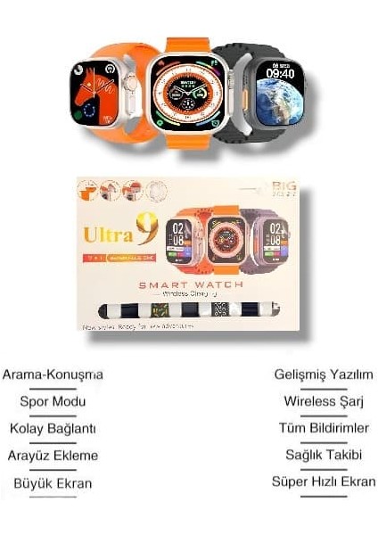 Akıllı Saat Bluetooth Araması Spor Modları ve Sağlık Izleme ile Hayatınızı - SBS1443-6346 fiyatları