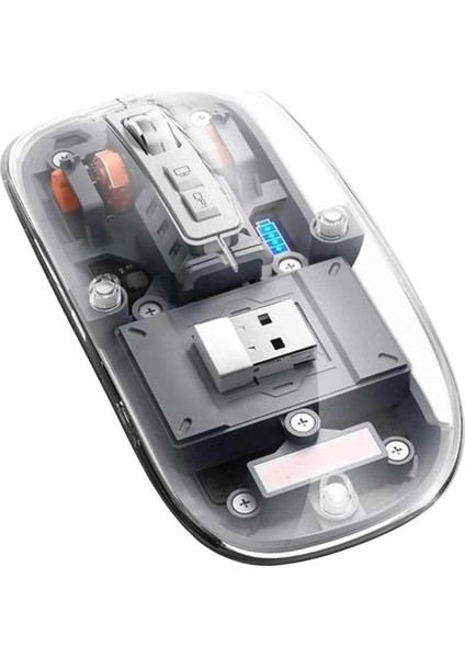 Kablosuz Mouse Fare Şarjlı Bluetooth Wireless Çift Modlu Sessiz - SBS2589-6790