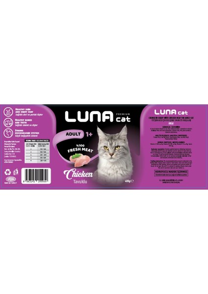 Cat Tavuklu 12'li Konserve modelleri