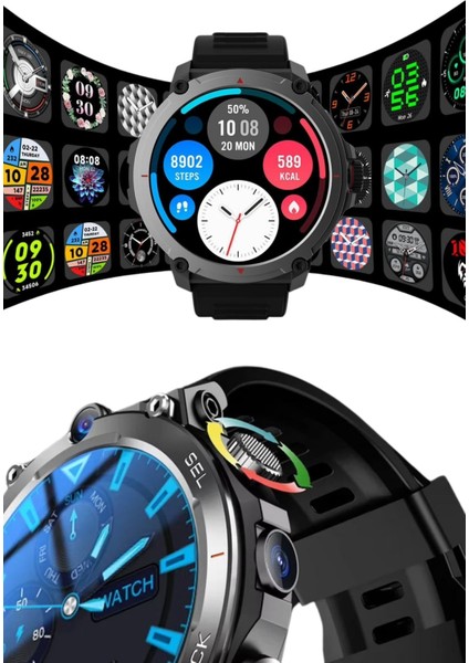 Akıllı Saat 3 Kordon Akıllı Saat Android ve Ios Uyumlu Uzun Ömürlü Titreşim - SBS3160-3357 fırsatları