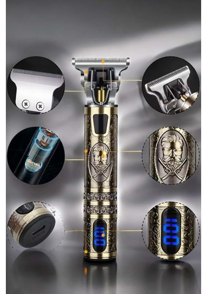 Tıraş Makinesi Çizik Tıraş Paslanmaz Çelik Uzun Ömürlü Şarjlı - SBS4019-3177 indirimleri