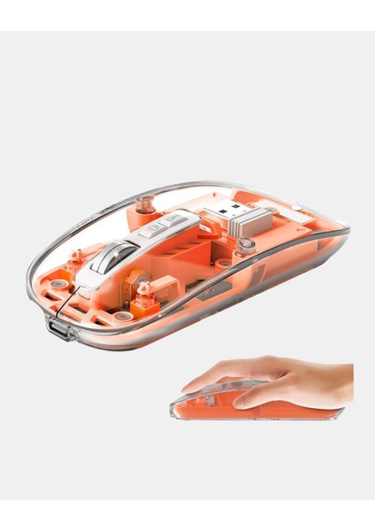 Çift Modlu Kablosuz Bluetooth 5.0 + 2.4ghz Mouse – 3 Cihaz Bağlantılı Hızlı - SBS8046-6005 fiyatları