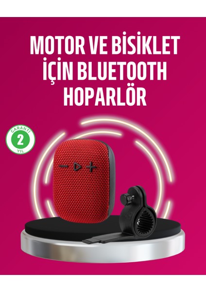 Taşınabilir Bluetooth Hoparlör Suya Dayanıklı Kumaş Kaplama - SBS8092-3715