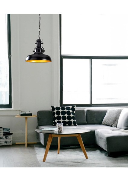 Berlin Retro Avize Siyah / Metal - E27 Duylu fırsatları