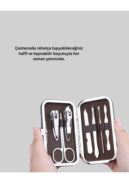 Tırnak ve Kaş Bakımına Özel Paslanmaz Çelik Set - SBS5179-7764 fiyatları