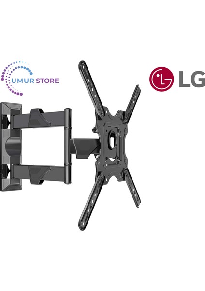 55QNED80T 55 Inç 139 Ekran Uyumlu LCD LED Tv Hareketli Duvar Askı Aparatı