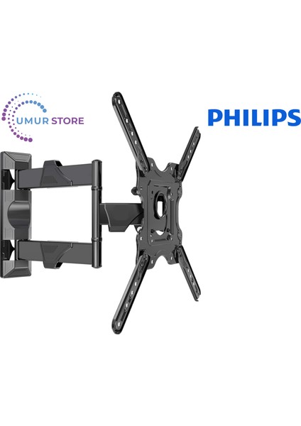 43PUS8309 4K Ultra Hd 43" 109 Ekran Uyumlu LCD LED Tv Hareketli Duvar Askı Aparatı