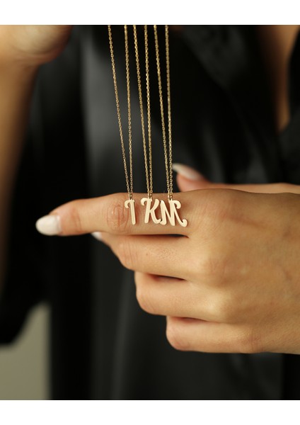 14 Ayar Altın Harfli Kolye fiyatları