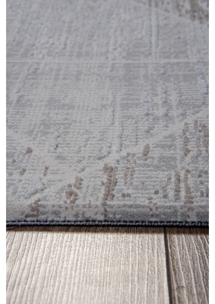 Gri Bej Polyester Dokuma Halı – Saçaklı, Antibakteriyel, Toz Tutmaz – Salon, Oturma ve Çocuk Odası Yolluk Halısı indirimleri