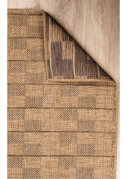 Bej Naturel Jüt Hasır Desen Sisal Dokuma Halı – Yıkanabilir, Kaymaz Taban, Antibakteriyel & Toz Tutmaz Makine Halısı