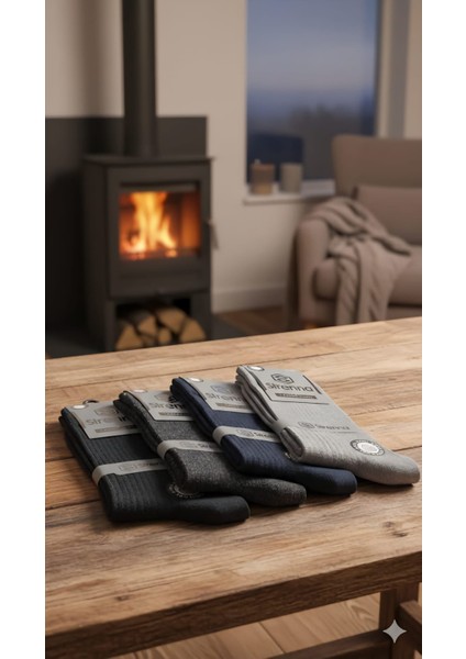 Erkek Akrilik - Yün Çorap Asorti 4'lü Paket fiyatları