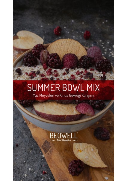 Nutri Breakfast – Summer Bowl Mix - Freeze Dried Dondurularak Kurutulmuş Kahvaltılık Gevrek Karışımı