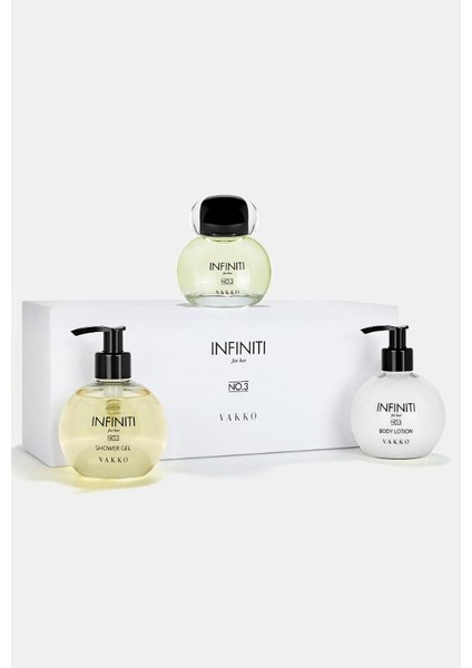 Infiniti For Her No.3 Edp 100 ml 3'lü Kadın Parfüm Set fiyatları