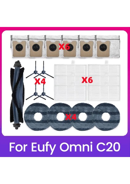 Eufy Omni C20 Robot Süpürge Parçaları Aksesuarları Için 21 Adet (Yurt Dışından)
