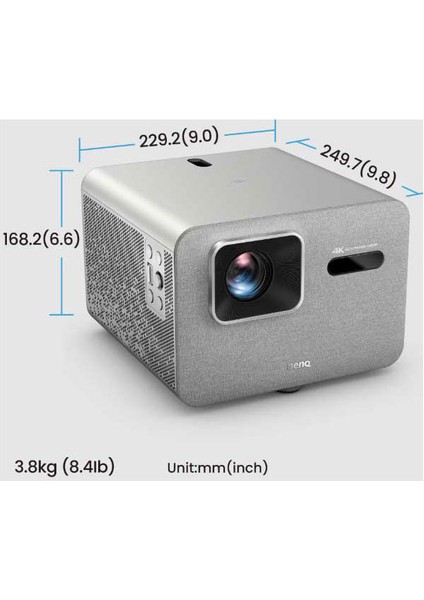 Benq TK705STI 4K Kısa Mesafe Ev Sinema Projeksiyon Cihazı (Google Tv, Netflix, Kablosuz)