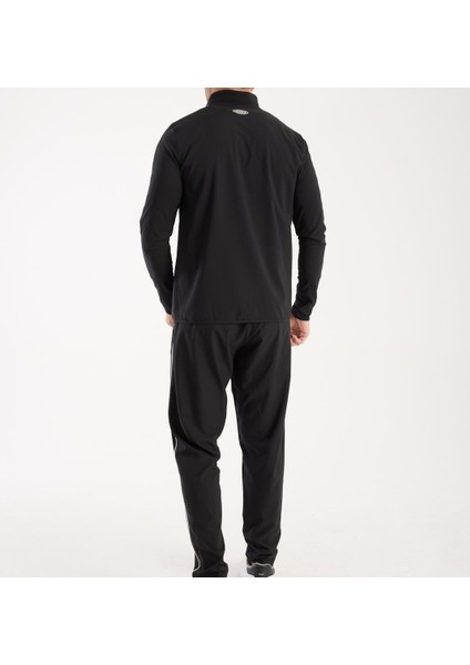 Basıc Siyah Dar Kesim Eşofman