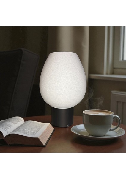 Mermer Dokulu Premium Masa Lambası – Sıcak Işık, Şık Modern Tasarım, Dekoratif Masa Aydınlatması